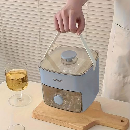 Easy Press Ice Cube Molds - Large Capacity, Double Layer 48 Ice Cubes