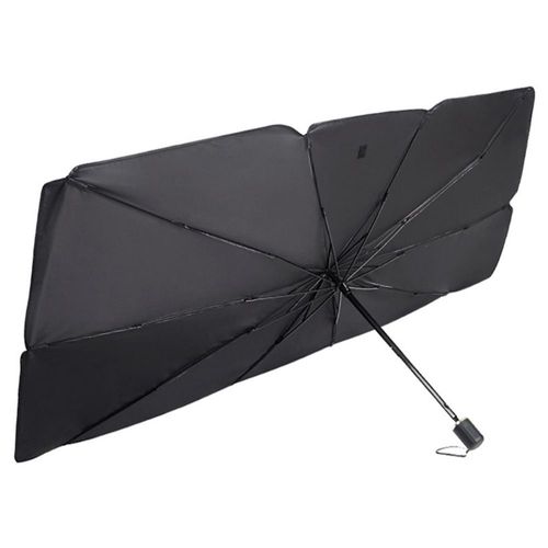 Portable and foldable car windshield sun visor