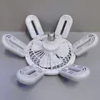 E27 Mini Fan Light 3 Speed Adjustable 60W Electric Fan Chandelier Remote Control