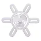 E27 Mini Fan Light 3 Speed Adjustable 60W Electric Fan Chandelier Remote Control