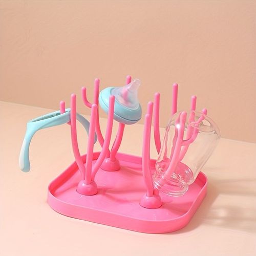 Green multifunctional portable drying rack, bottle rack, detachable drying rack