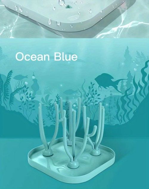 Green multifunctional portable drying rack, bottle rack, detachable drying rack