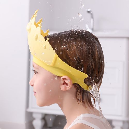 Kids Resistant Ear Shower Cap - Waterproof, Adjustable Shower Cap
