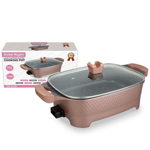 Maifan stone electric hot pot barbecue shabu cooking pot household cooking pot Korean multi-function electric hot pot