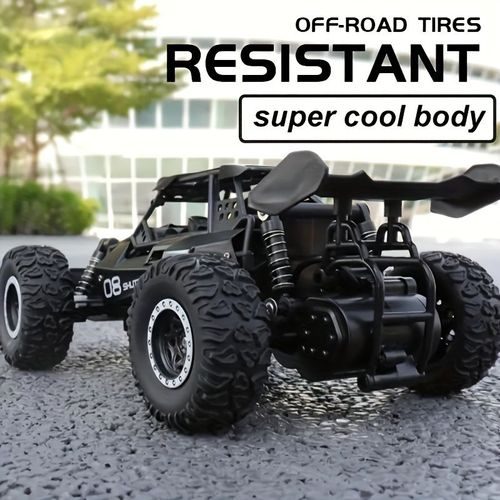 Small high-speed off-road 2.4G remote control car drifting 20 kilometers per hour, adapting to various road sections, anti-collision settings, large rubber tires, Children's Day gift