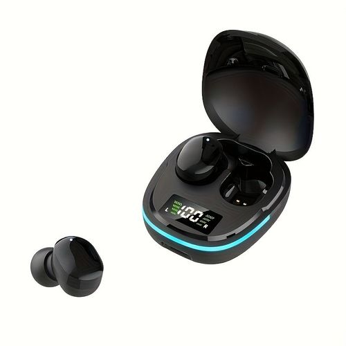 TWS wireless earphones with LED display and touch operation