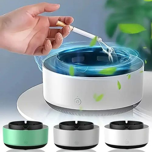 Smart ashtray purification, instantly eliminates secondhand smoke and odor