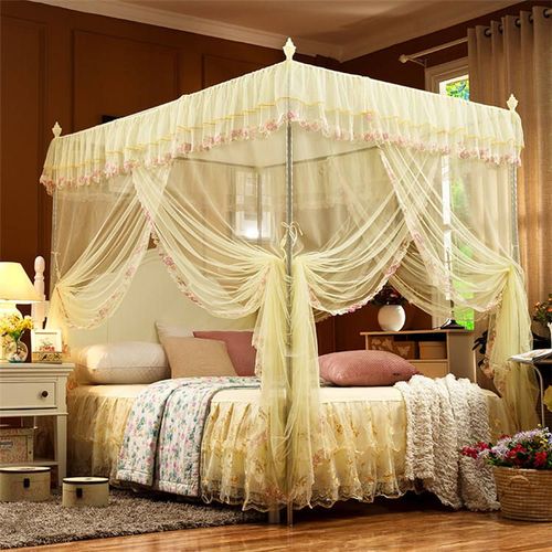 2025 new style floor-standing palace mosquito net three doors