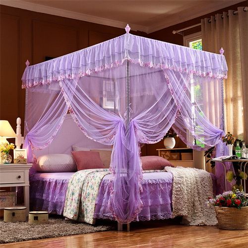 2025 new style floor-standing palace mosquito net three doors