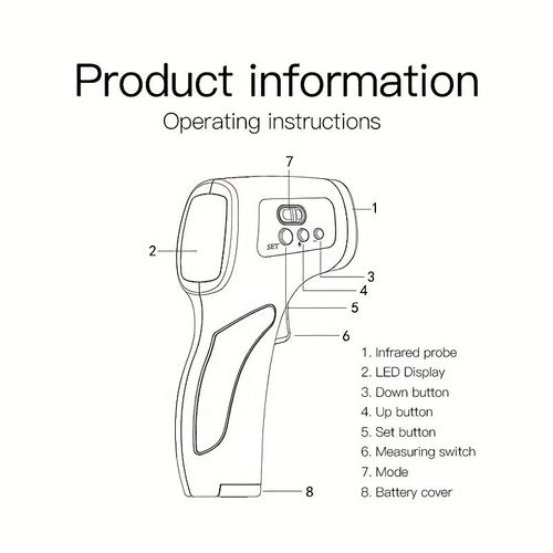 Fast and accurate non-contact digital thermometer for mothers and babies with fever alarm