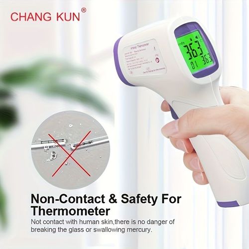 Fast and accurate non-contact digital thermometer for mothers and babies with fever alarm