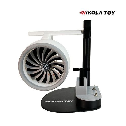 NIKOLATOY upgraded desktop USB fan creative turbofan engine shape JetFan