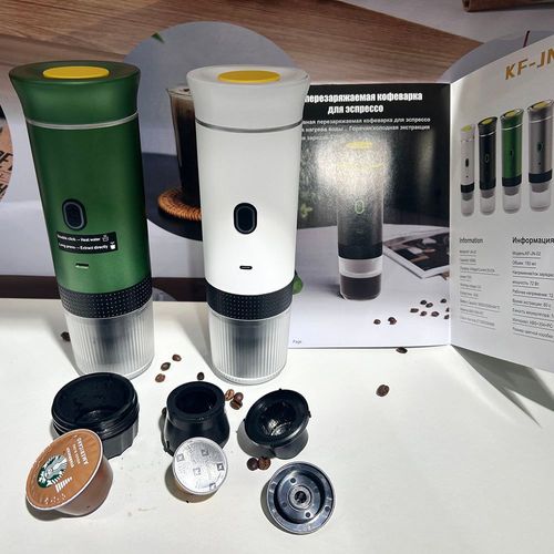 Home Travel Automatic Machine Hot and Cold Brewing Cafe Multifunctional 3 in 1 Portable Mini Espresso Handheld Capsule Coffee Machine