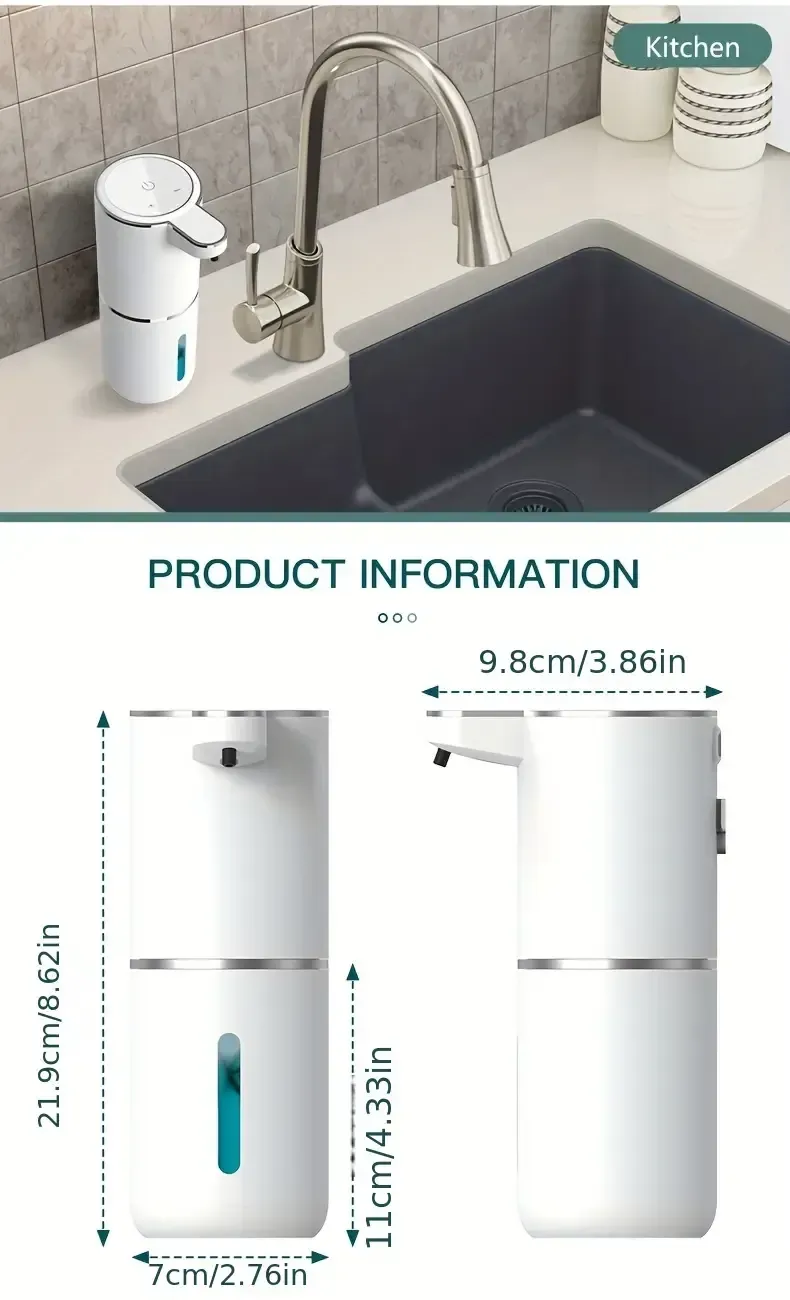 P11 automatic sensor soap dispenser popular foam mobile phone detergent automatic sensor wall-mounted dispenser