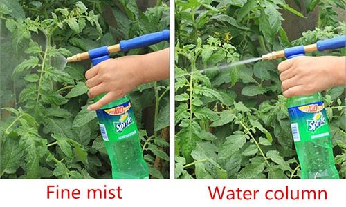 Reciprocating pull-out beverage bottle sprayer manual push-pull cola beverage bottle spray head watering watering pot spray rod