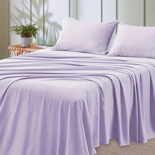 4-Pack 2000TC Super Soft Breathable Sheets with 14 Deep Pockets for Queen Size Sheets