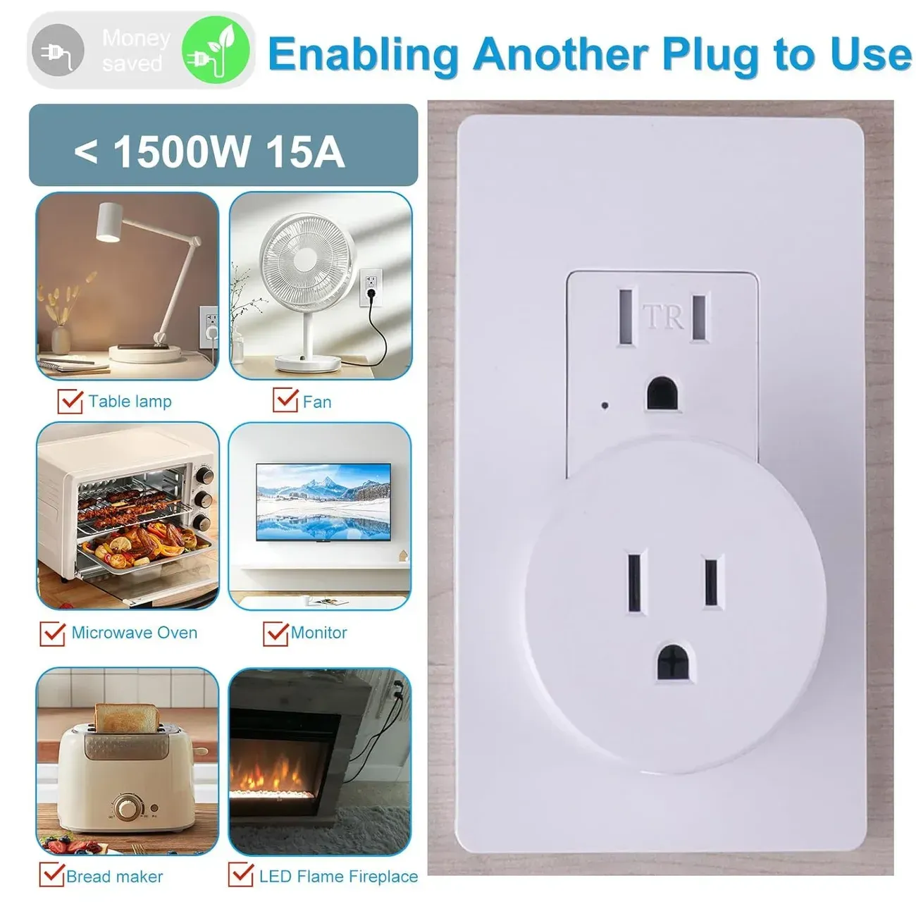 Remote switch socket remote control plug with switch, wireless onoff light switch wall mounted