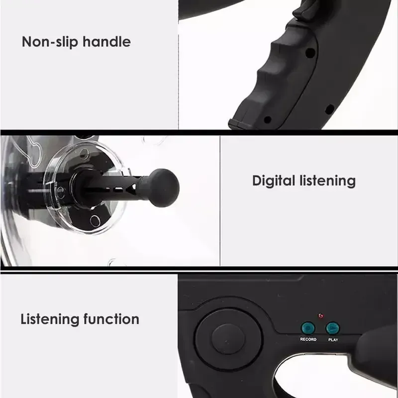 Parabolic microphone with bio-ear technology and telescope: bird call amplifier and outdoor listening device