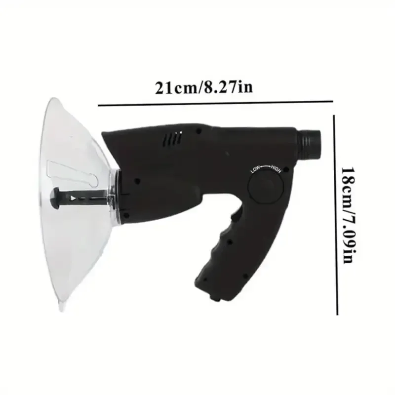 Parabolic microphone with bio-ear technology and telescope: bird call amplifier and outdoor listening device