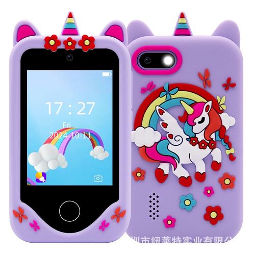 Children's mobile phone camera touch screen educational early education machine dinosaur rainbow horse photo recording game machine gift