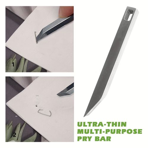 Portable heavy-duty crowbar keychain multi-function crowbar household portable crowbar self-defense bottle opener box opener