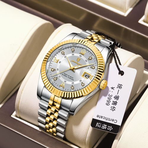 Luminous Men's Quartz Watch Stainless Steel Strap