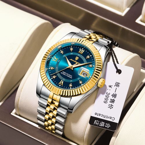 Luminous Men's Quartz Watch Stainless Steel Strap