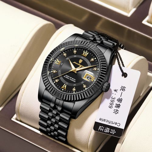 Luminous Men's Quartz Watch Stainless Steel Strap