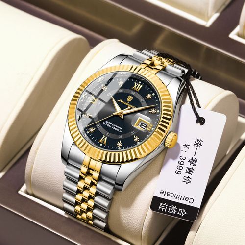 Luminous Men's Quartz Watch Stainless Steel Strap