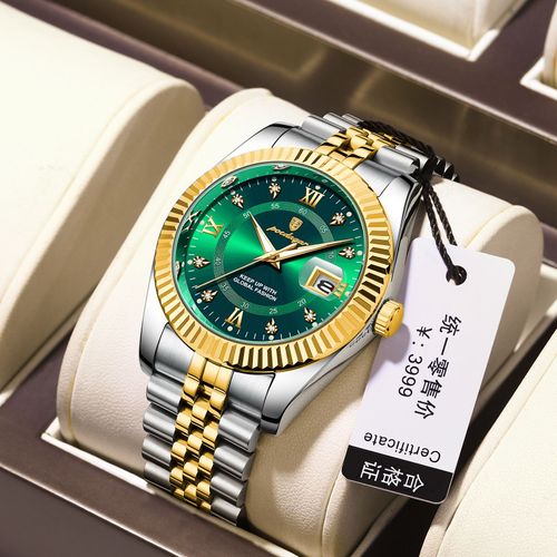 Luminous Men's Quartz Watch Stainless Steel Strap