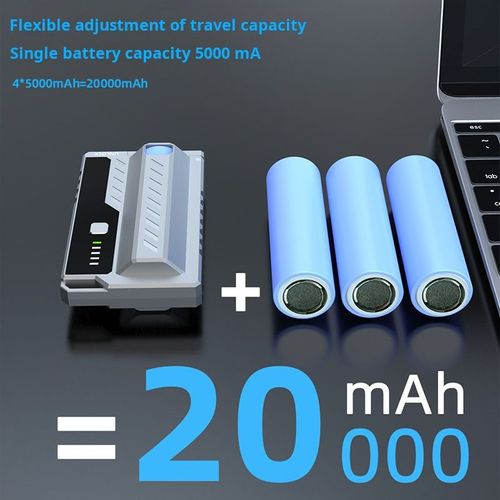 Popular Interchangeable Clip Power Pack Mech Module 5000 Mini Portable Mobile Power Pack