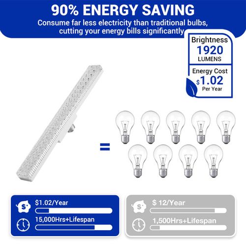 New LED strip light E27 screw home LED bulb energy-saving lamp crystal strip high-power bulb