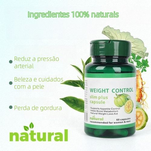 Cápsulas Slim Plus – um reforço natural para a sua saúde! 100% natural, feito a pensar em si. Além de ajudar na perda de gordura, também reduz a pressão arterial e melhora a sua pele.