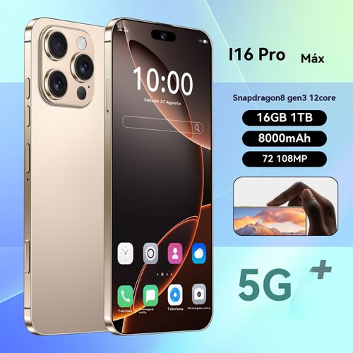 Smartphone i16 pro max com ecrã grande e memória ultra grande, pagamento no ato da entrega