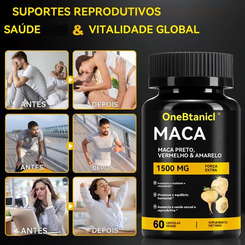 Cápsulas de Maca: um posto de abastecimento de combustível masculino, varrendo o seu cansaço