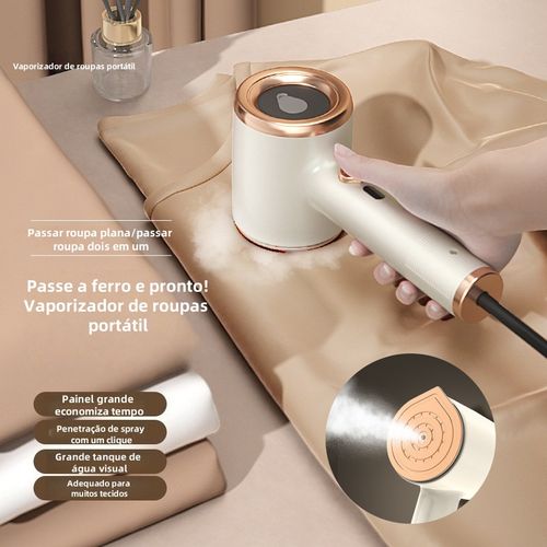Ferro de passar roupa elétrico portátil profissional de titânio, ferro de passar roupa dobrável eletrônico para viagem, mini ferro de passar a vapor personalizado