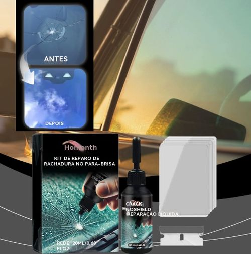 Líquido de reparação de vidro