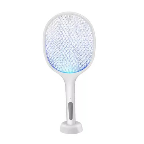 Mata-mosquitos elétrico de design moderno - pega confortável, mata mosquitos mais rapidamente