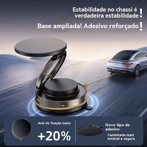 Suporte magnético para telemóvel