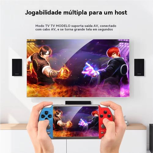 Consola de jogos portátil PSP X7 de 4,3 polegadas, joystick duplo, arcade NES, consola de jogos SUP retro nostálgico