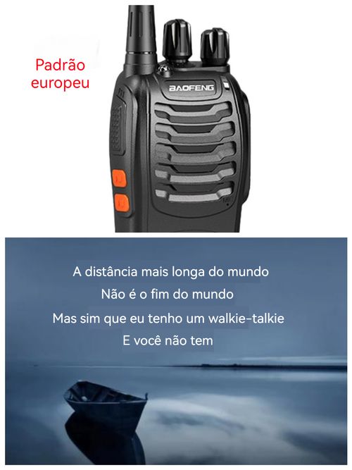 Walkie-talkie multifuncional