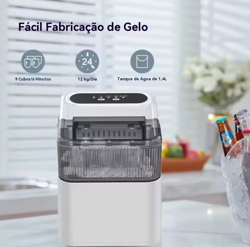 Máquina de fazer gelo rápida de 6 a 8 minutos para eletrodomésticos inteligentes