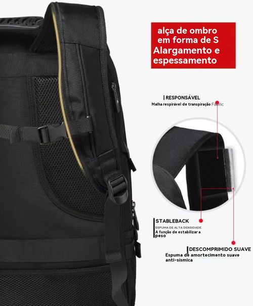 Mochila impermeável multifunções para portátil, com capacidade de 80 litros, carregador USB integrado, ideal para montanhismo, viagens e atividades ao ar livre. Perfeita para viagens e atividades ao ar livre. Ideal para portátil.