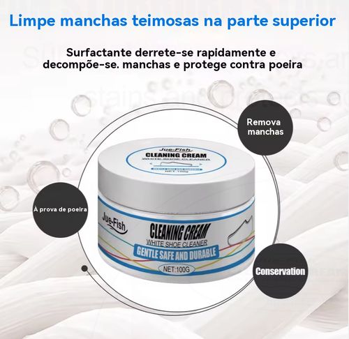 Creme de Limpeza Instantânea para Brancos com Remoção Profunda de Sujeira de Qualidade