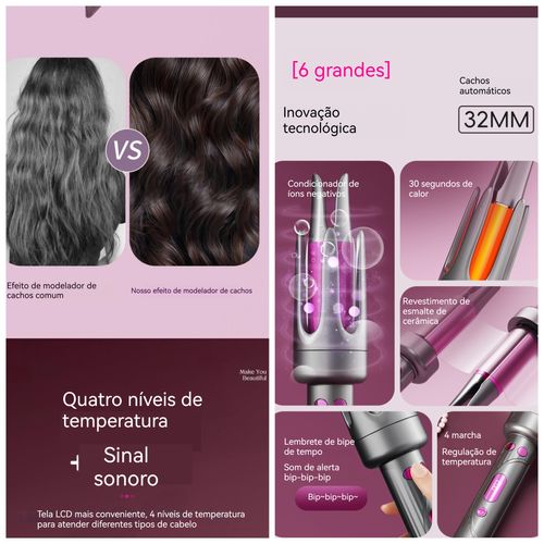 modelador de caracóis com iões negativos