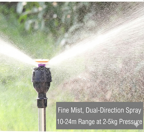 360° Auto-Rotating Irrigation Sprinkler