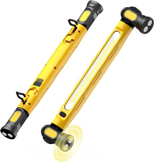 Multi-Functional White Yellow Light Strips Warm Light Automotive Repair Work Light Emergency Outdoor Lighting Fixture Magnets