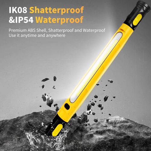 Multi-Functional White Yellow Light Strips Warm Light Automotive Repair Work Light Emergency Outdoor Lighting Fixture Magnets