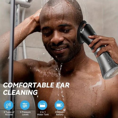 Electric Ear Cleaner - Portable Ear Wax Removal Tool, Home Ear Irrigator & Ear Cleaning Device