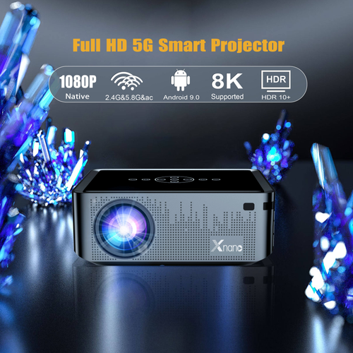Ozon Ultra HD Projector - 8K Decoding Home Theater Projector for Bedroom & Business Meetings